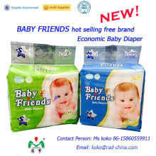 Fraldas descartáveis ​​de produtos para bebês da marca Baby Friends Factory